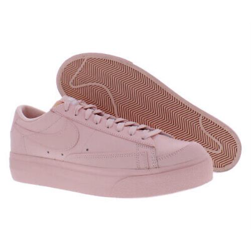 Nike Blazer Low Platform Womens Shoes - Atmosphere/Atmosphere/Black, Main: Pink