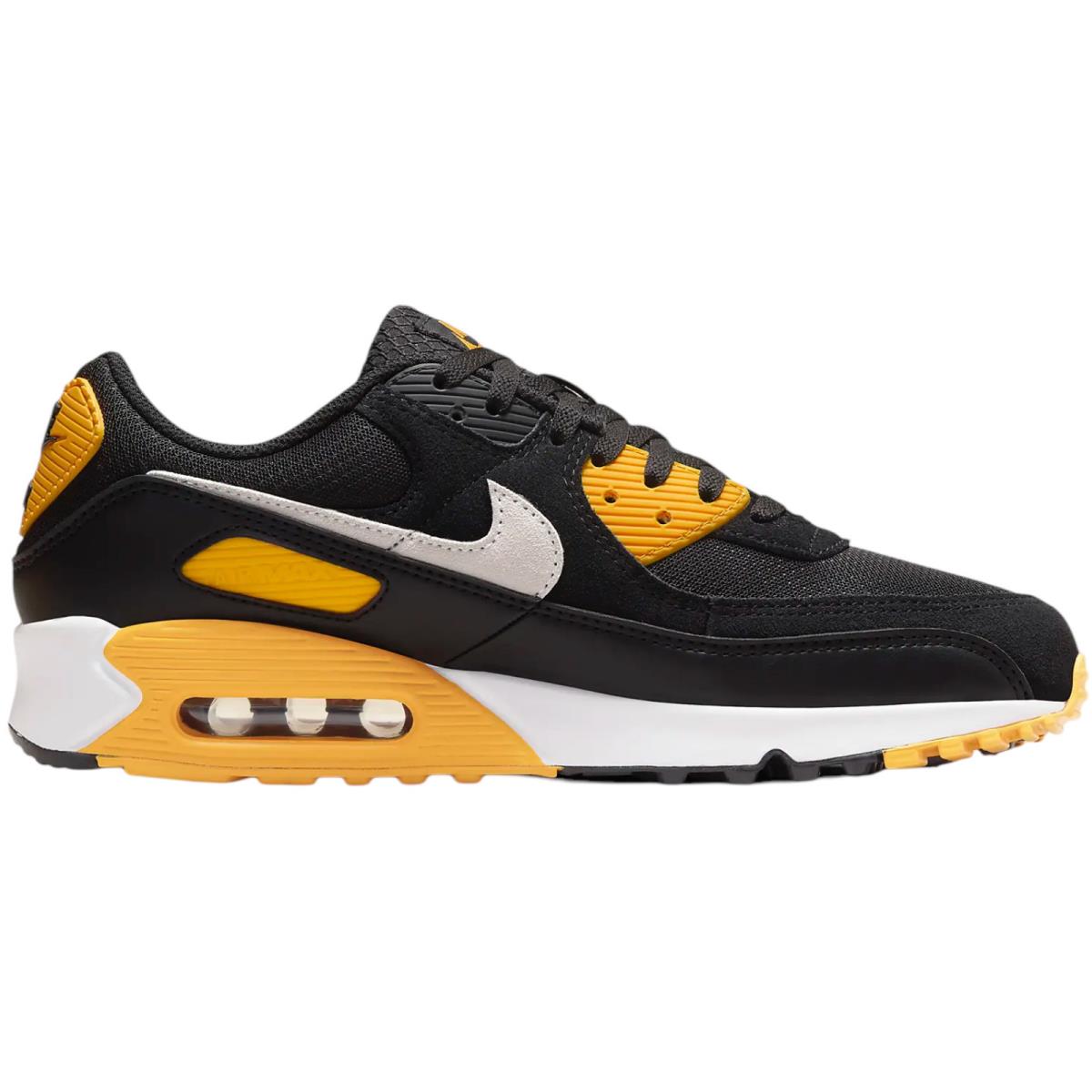 Nike Air Max 90 Men`s Black University Gold White US Sizes 7-14 - FN6958-002 - Black/University Gold/White