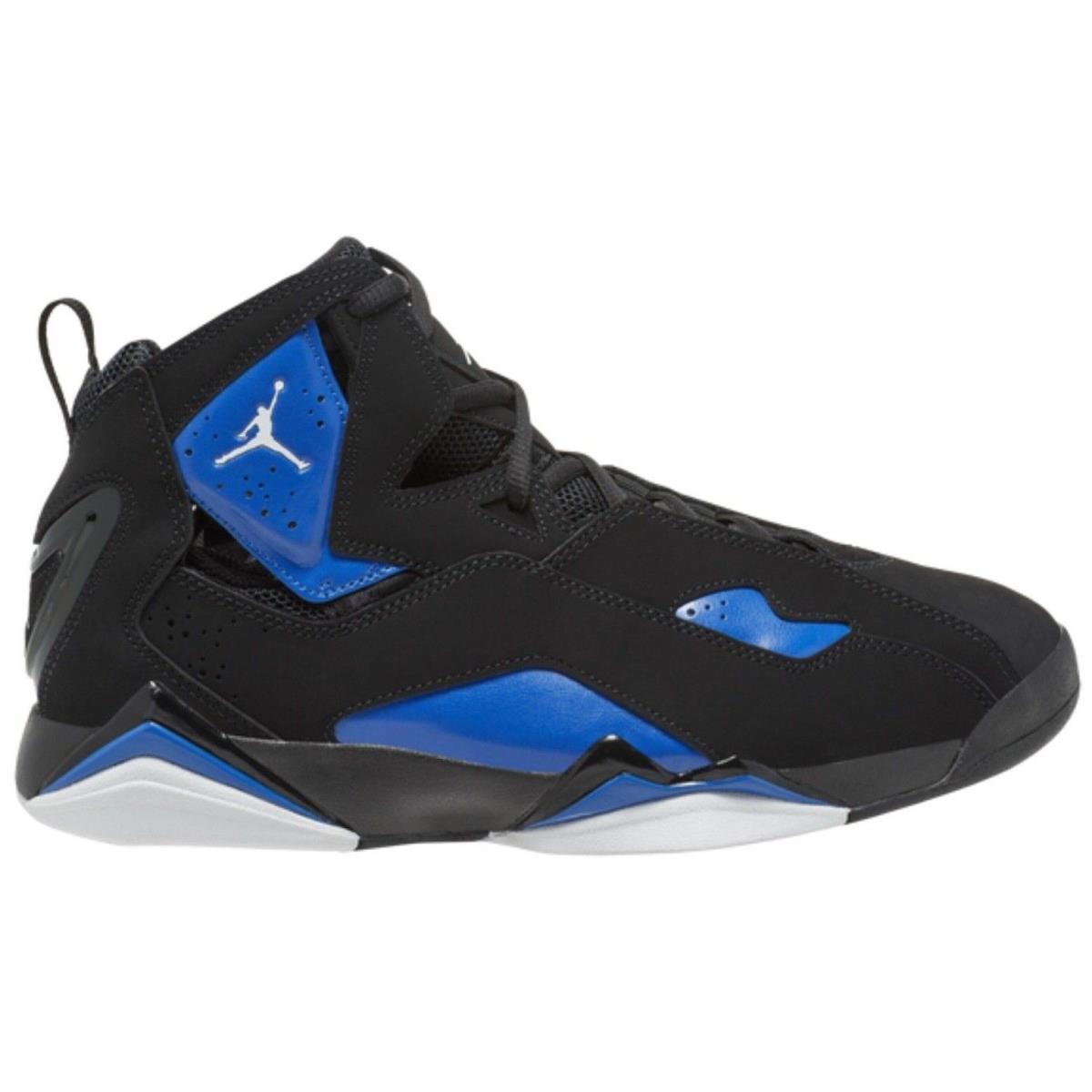 Nike Jordan True Flight Men`s Basketball Shoes All Colors US Sizes 7-14 Black / White / Game Royal
