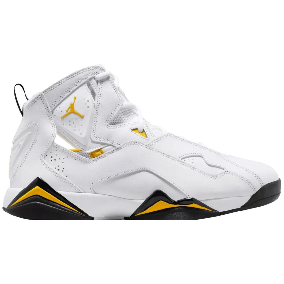 Nike Jordan True Flight Men`s Basketball Shoes All Colors US Sizes 7-14 White / Black / Yellow Ochre
