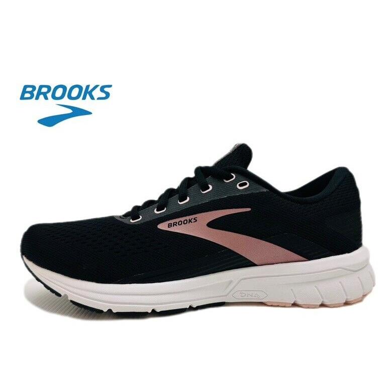 Brooks Women`s Signal 3 Running Shoe US 9.5 Medium B Black/primrose Pink/pearl