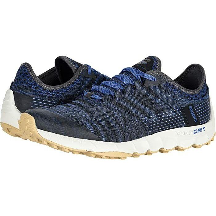Brooks Puregrit Blue Sneakers Women`s N2598 Size 6.5 - Blue