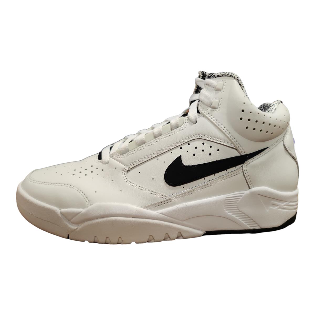 Nike Air Flight Lite Mid White Black Mens Basketball Shoes DJ2518-100 - White, Manufacturer: White/ Black