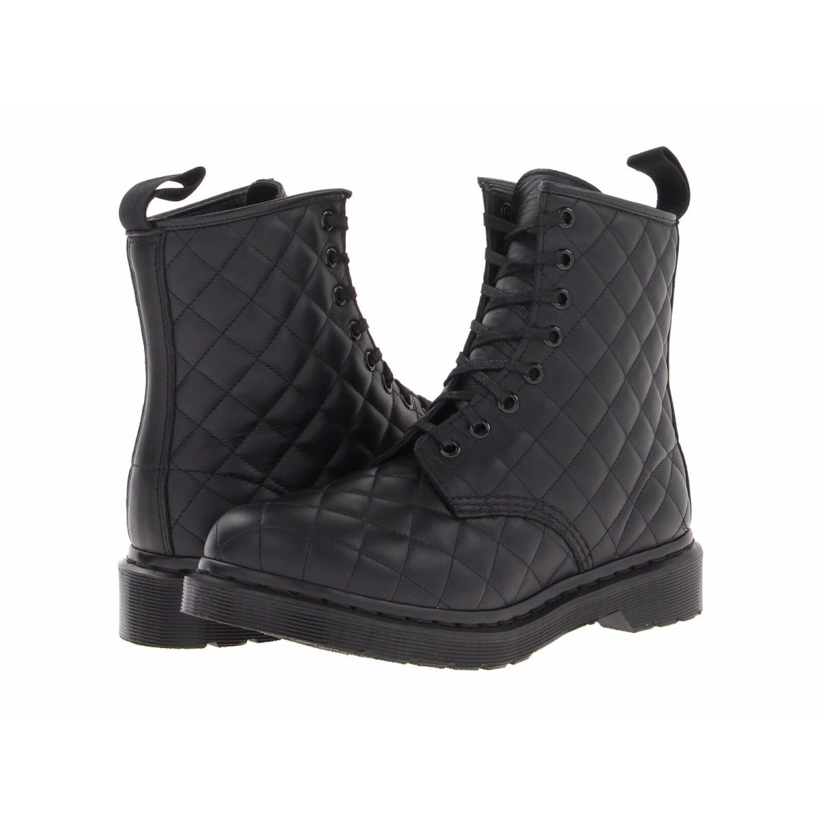 Dr. Martens Women`s Coralie Quilted Leather 8 Eye Boots UK 4/US 6/EUR 37