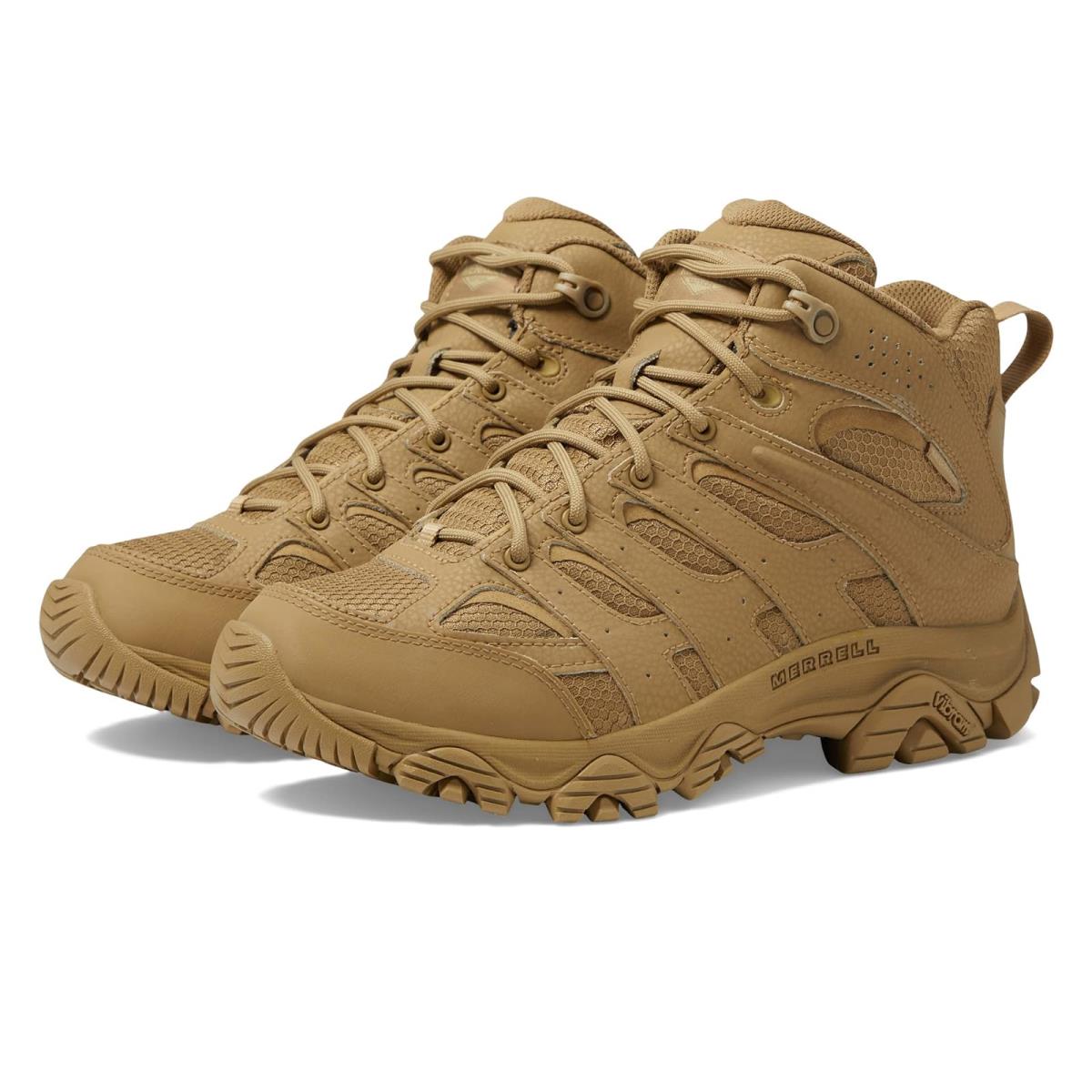 Man`s Boots Merrell Work Moab 3 Mid Tactical Wp Coyote