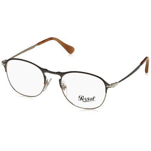 Persol 7007-V 1071 Grey Blue Gold Men Eyeglasses 49mm 19 145