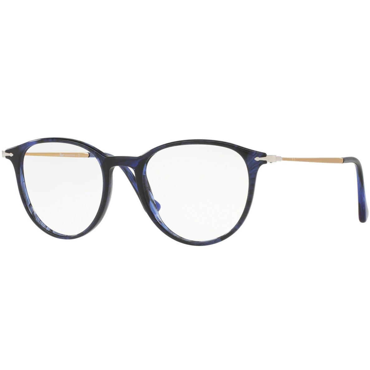 Persol 3147-V 1053 Striped Blue Unisex Eyeglasses 50mm 19 140