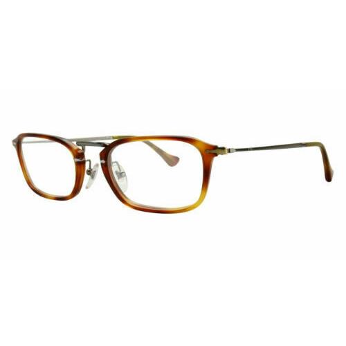 Persol Unisex PO 3044V 52mm Tortoise Frame Optical Glasses