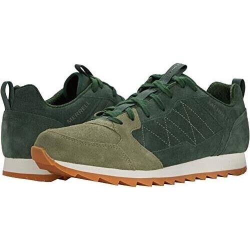 Merrell Men`s Alpine Sneaker Forest Suede J000937 - Size 10 - Green