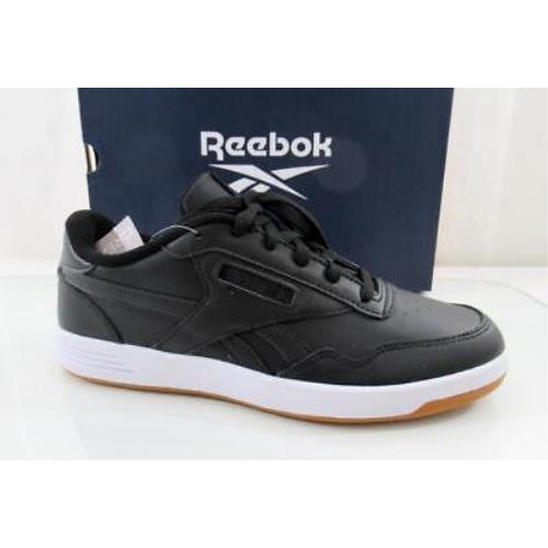 Women`s Reebok Club Memt Lace Up Sneakers Black Size 10