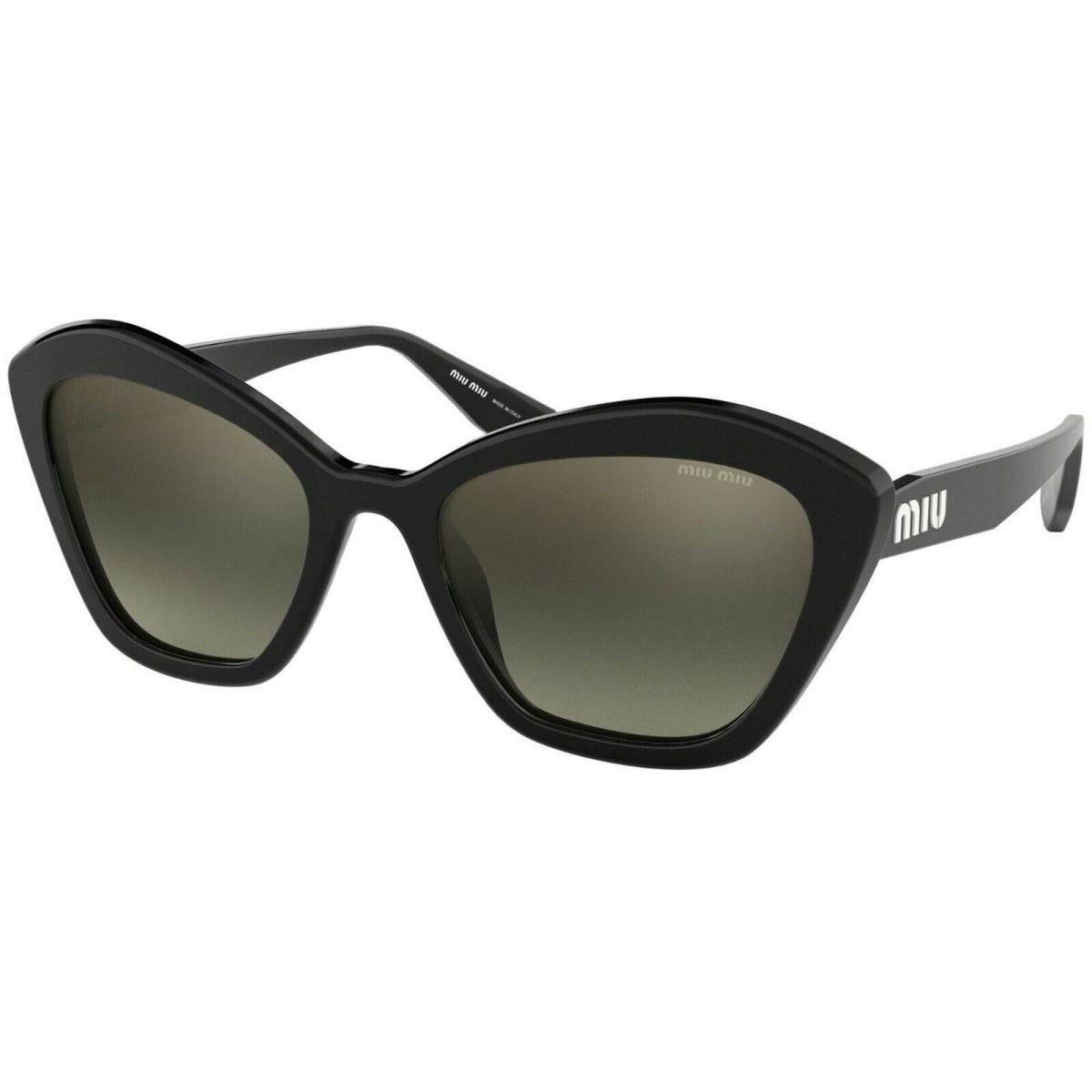 Miu Miu Smu 05U Black/grey Shaded Mirror 1AB-5O0 Sunglasses