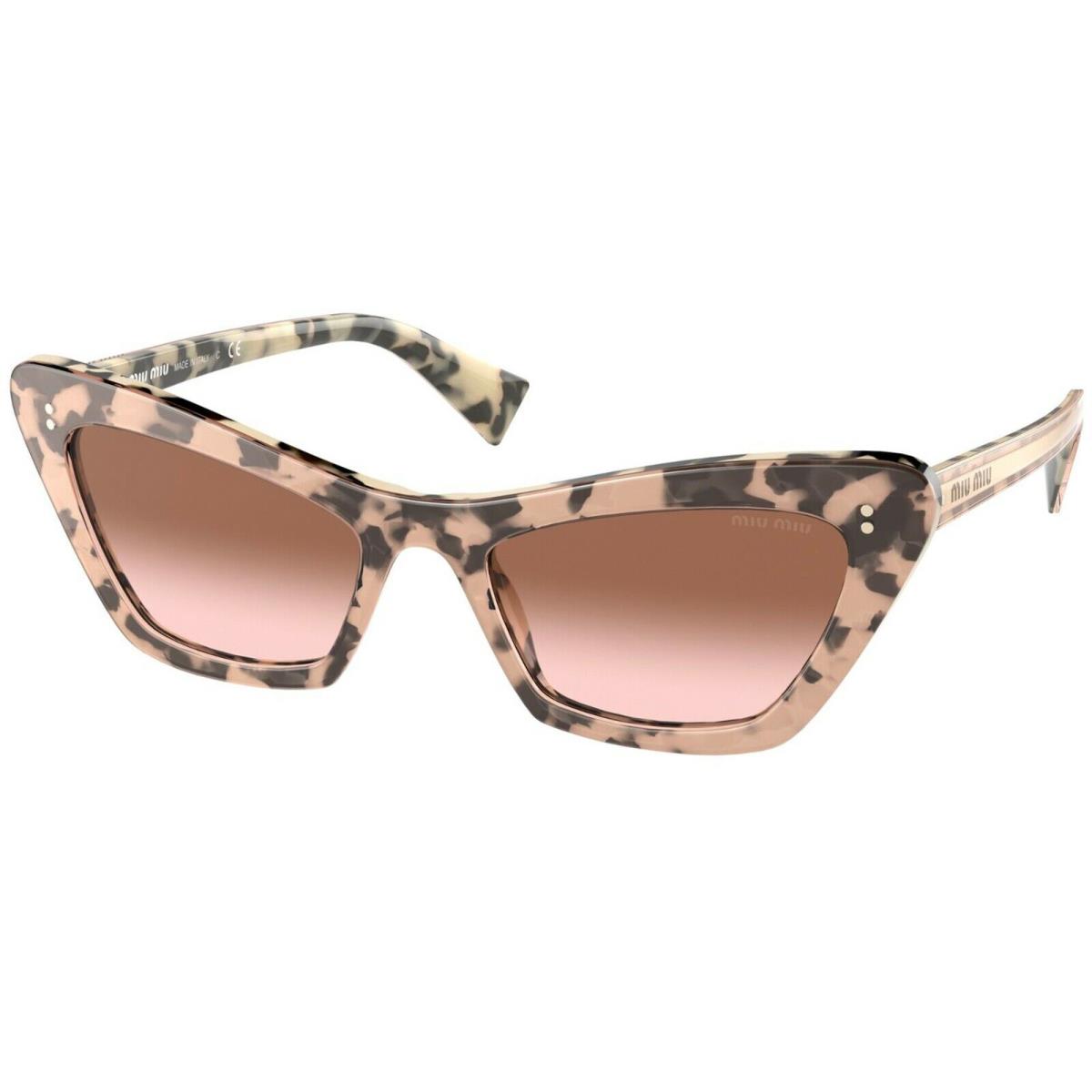 Miu Miu Smu 03X Pink Havana/brown Pink Shaded 07D-0A6 Sunglasses