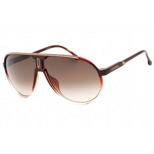 Carrera CACHAMPION-7W5HA-62 Sunglasses Size 62mm 130mm 12mm Burgundy Men - Frame: burgundy, Lens: brown gradient