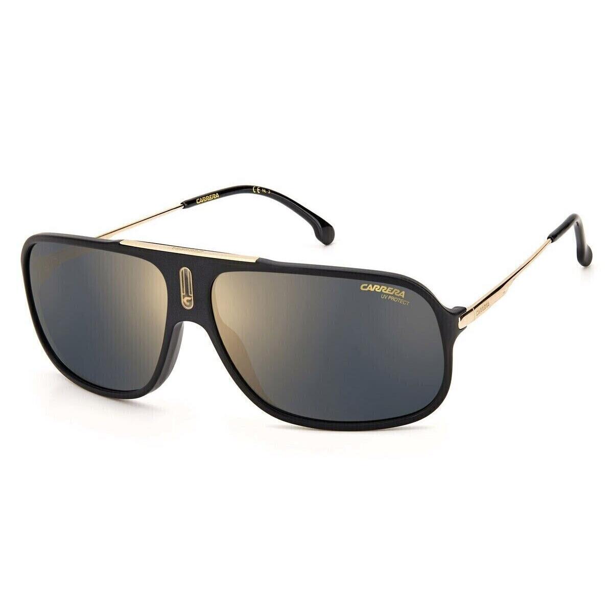 Carrera Sunglasses Cool65 0146/JO Black Frame W/ Gray Gold Mirrored