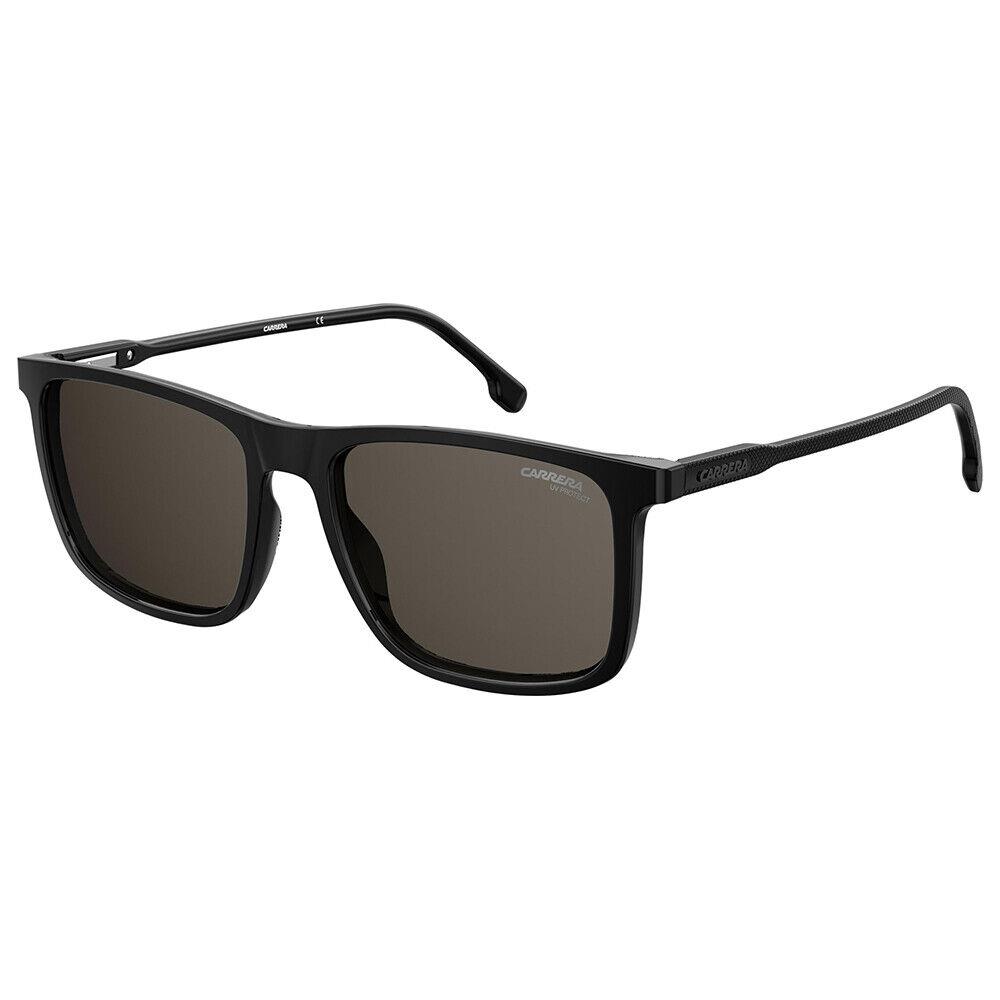 Carrera CA 231/S 807_IR Black Plastic Rectangle Sunglasses Grey Lens