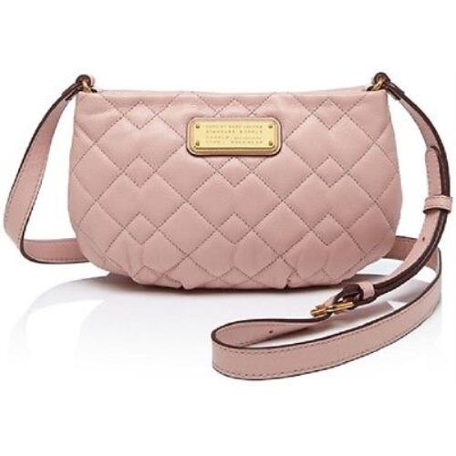 Marc Jacobs Quilted Leather Pink Q Percy Crossbody