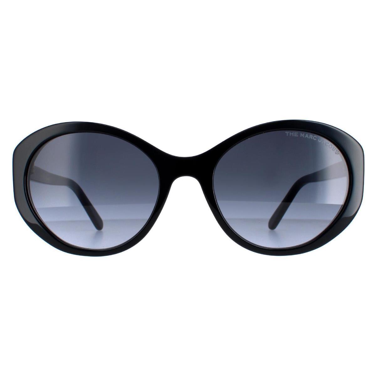 Marc Jacobs Marc 520/S 0807 9O Sunglasses Black Frame Gray Shaded Lenses 56mm