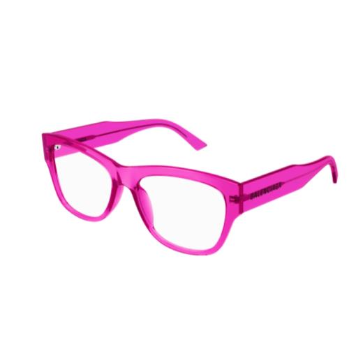 Balenciaga BB0309O 004 Fuchsia Square Men`s Eyeglasses