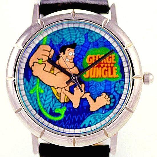 George Of The Jungle Disney Fossil 3-D Look Unworn Dome Crystal Ltd XX/10K