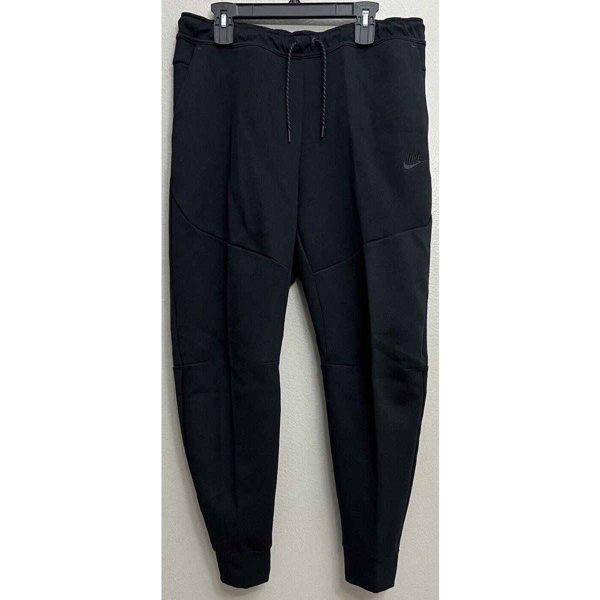 Nike Sportswear Tech Fleece Logo Jogger Pants Black Mens Size XL DX0581 010