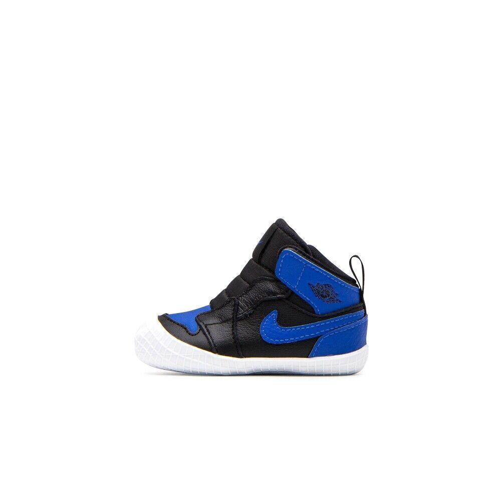 Nike Air Jordan 1 Hi Crib Bootie Size 3C Black Varsity Royal Baby Newborn - Black