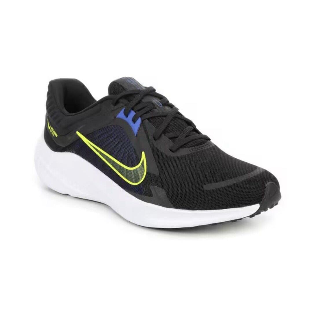 Nike Quest 5 Shoes Men s Size 12 Black Blue Yellow Running Shoes DD0204-008 - Black