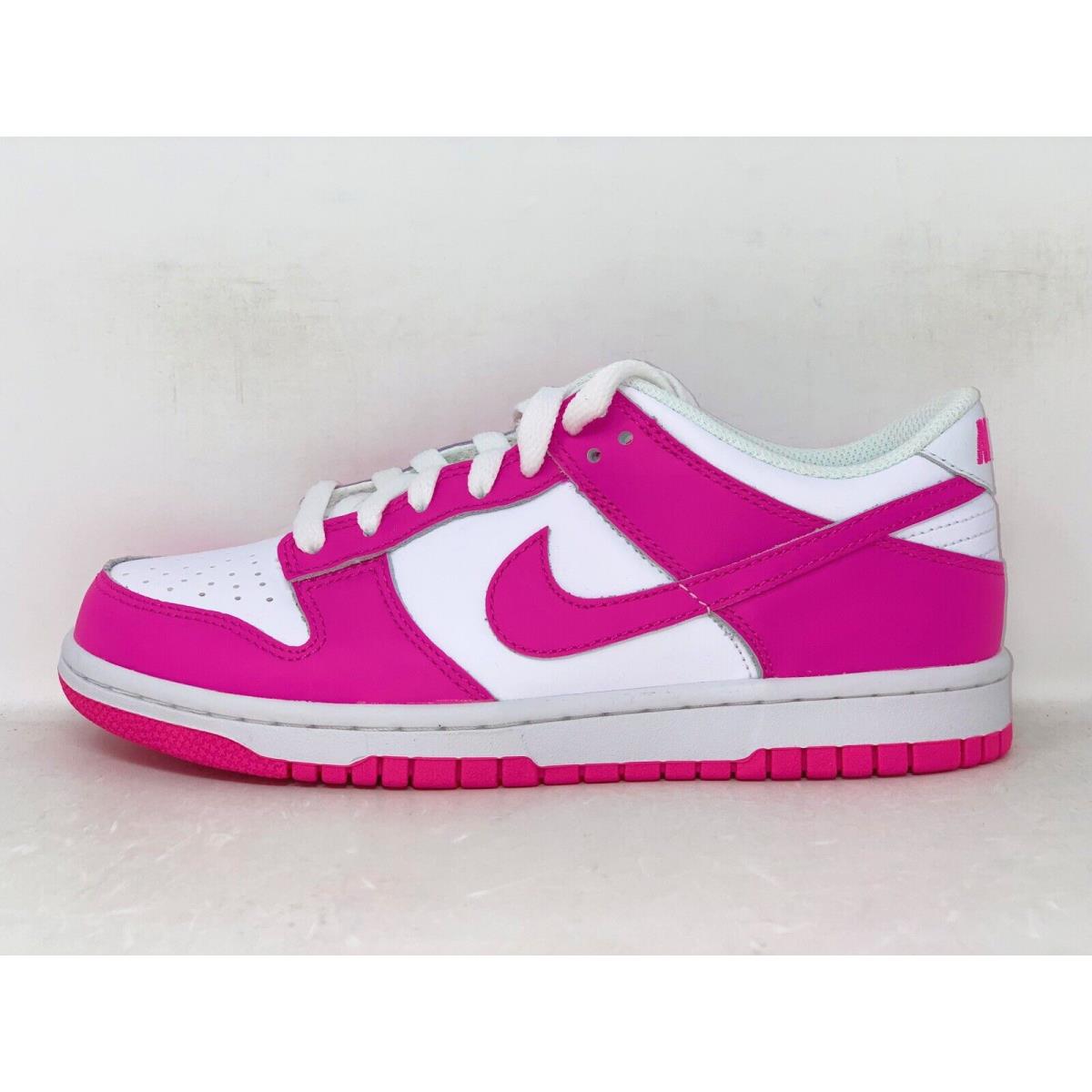 Nike Dunk Low Barbie Fuchsia Pink Sneakers Size 4.5Y / 6W FB9109-102 - Pink