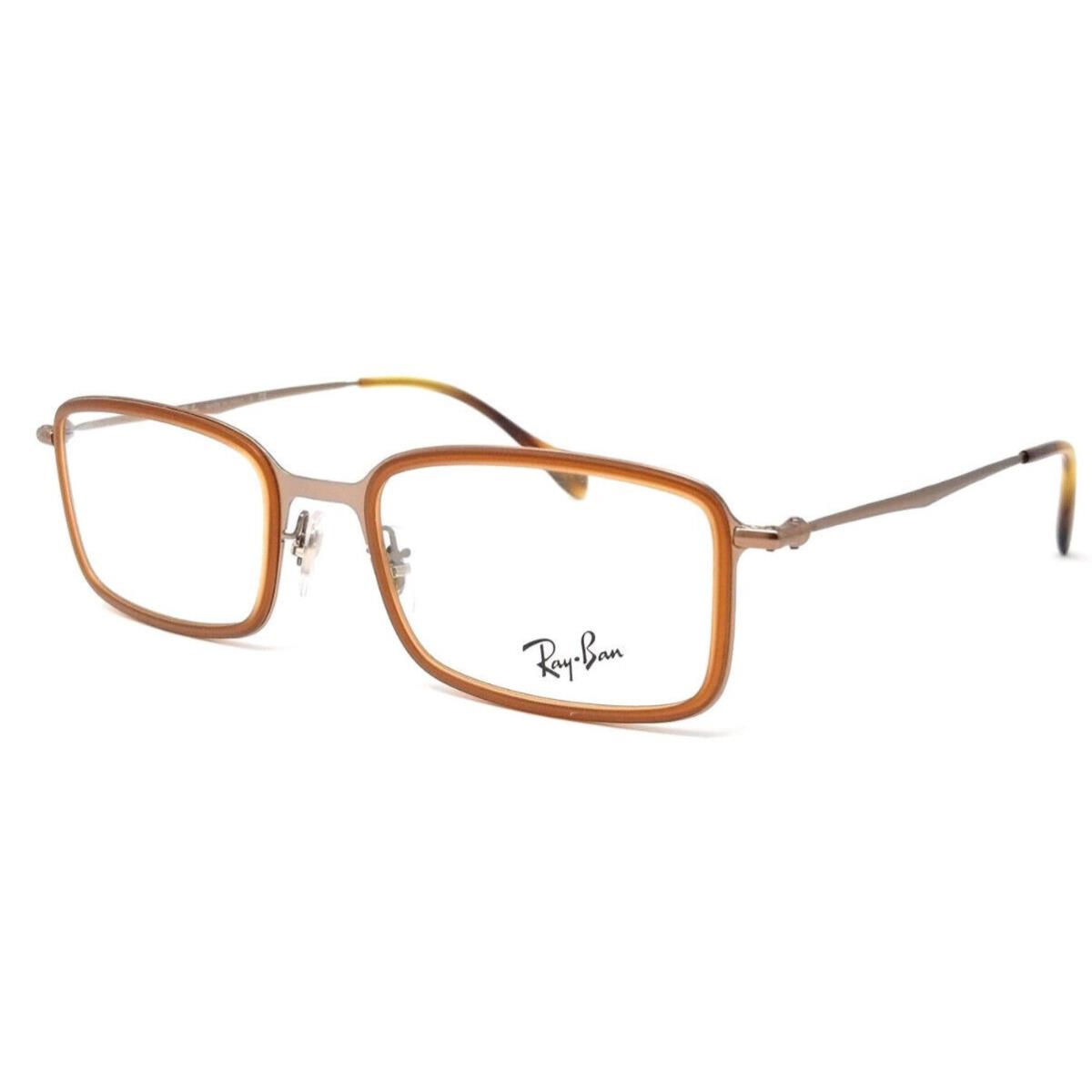 Ray Ban RB 6298 2811 Brown Unisex Eyeglasses 51mm 19 140 Italy