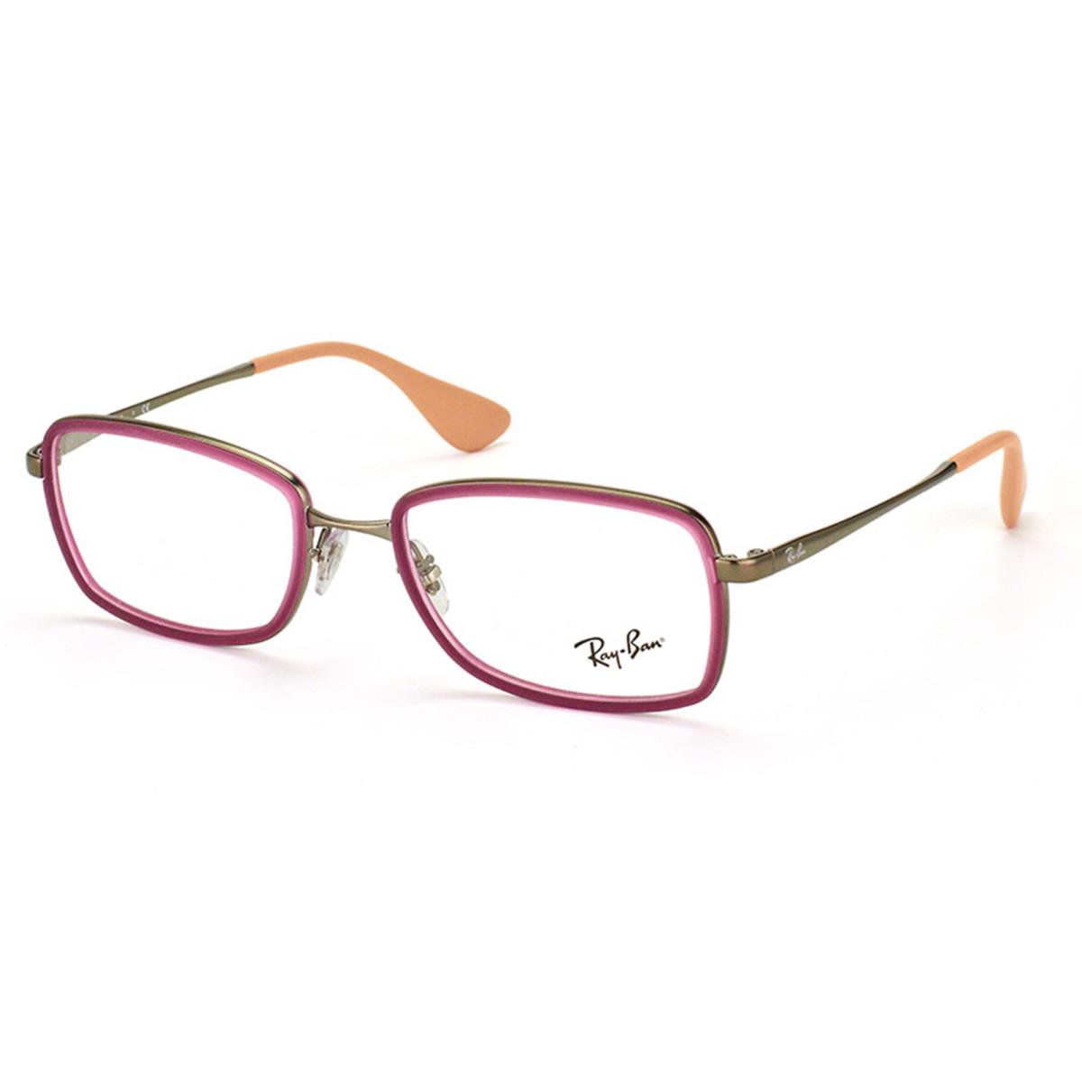 Ray Ban RB 6336 2857 Rubber Fuxia Unisex`s Eyeglasses 51mm 18 140