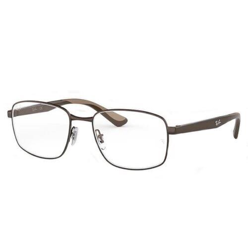 Ray-ban RB6423 2511 Eyewear Optical Frame Brown Square Metal