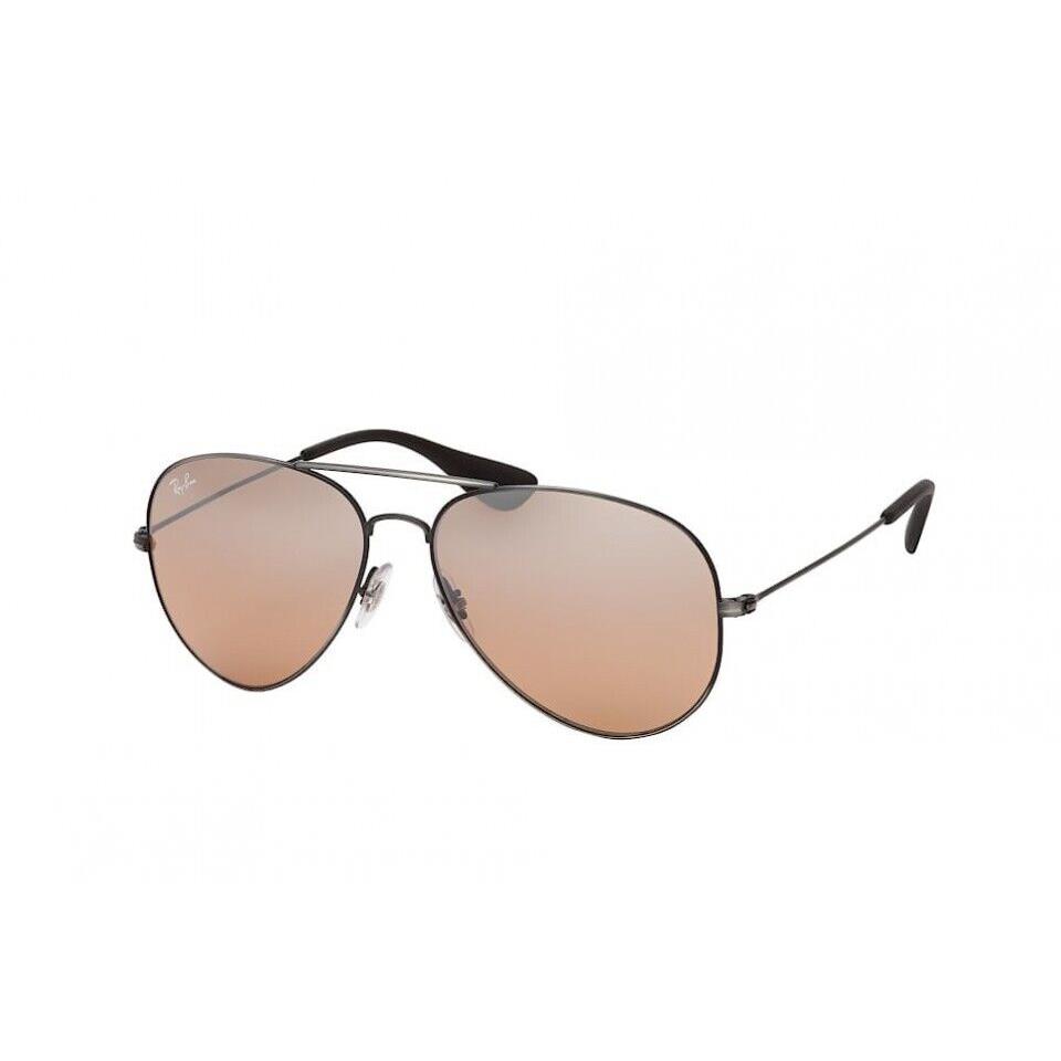 Ray Ban RB 3558 9139/6U Grey/rose Gold Mirror Coating Sung. 58mm