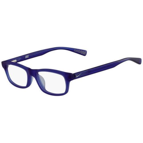 Nike Kids NK5014 430 Racer Blue Eyeglasses 46mm with Nike Case