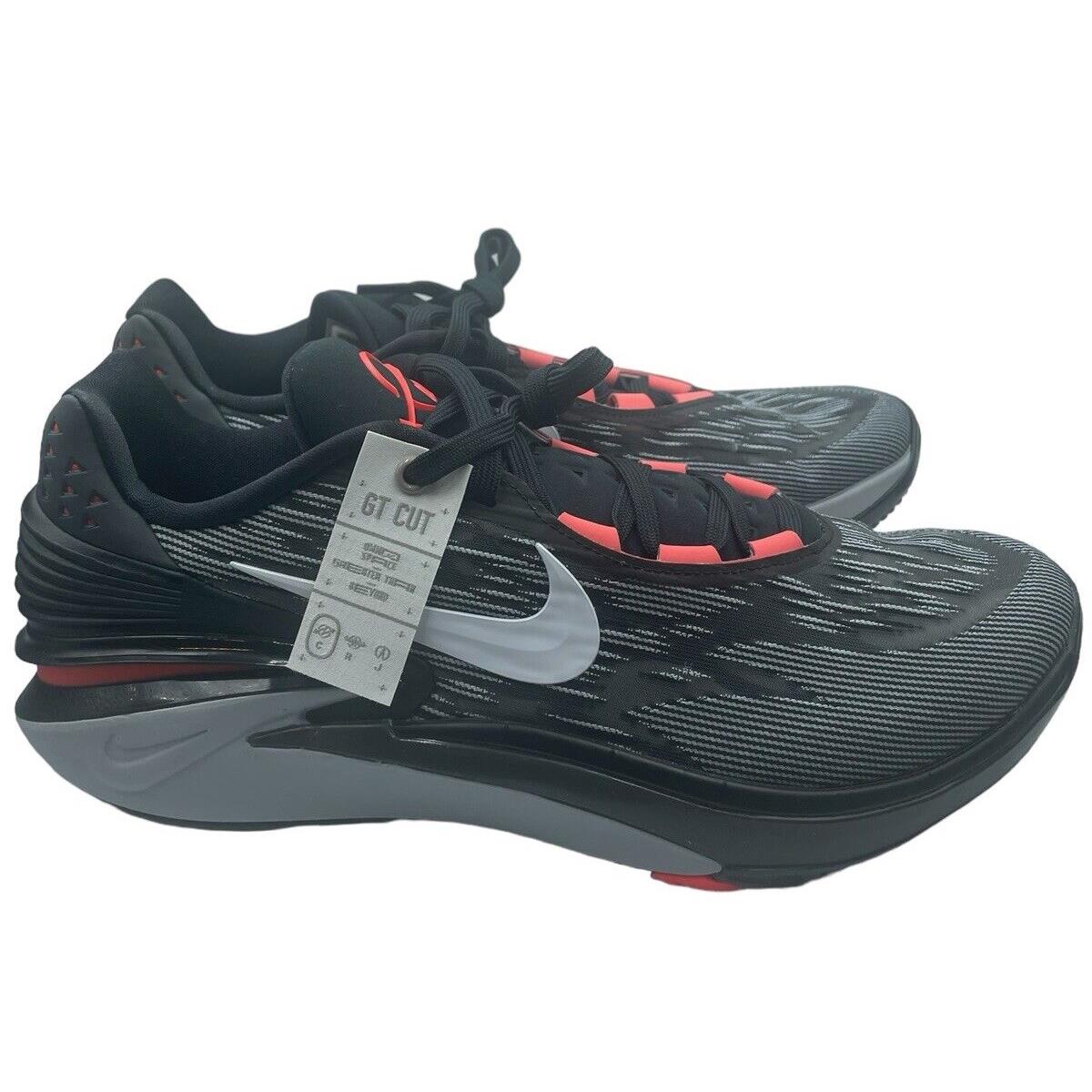 Nike Air Zoom Gt Cut 2 Sneaker DJ6015-001 Black Bright Crimson Men Size 13 - Black