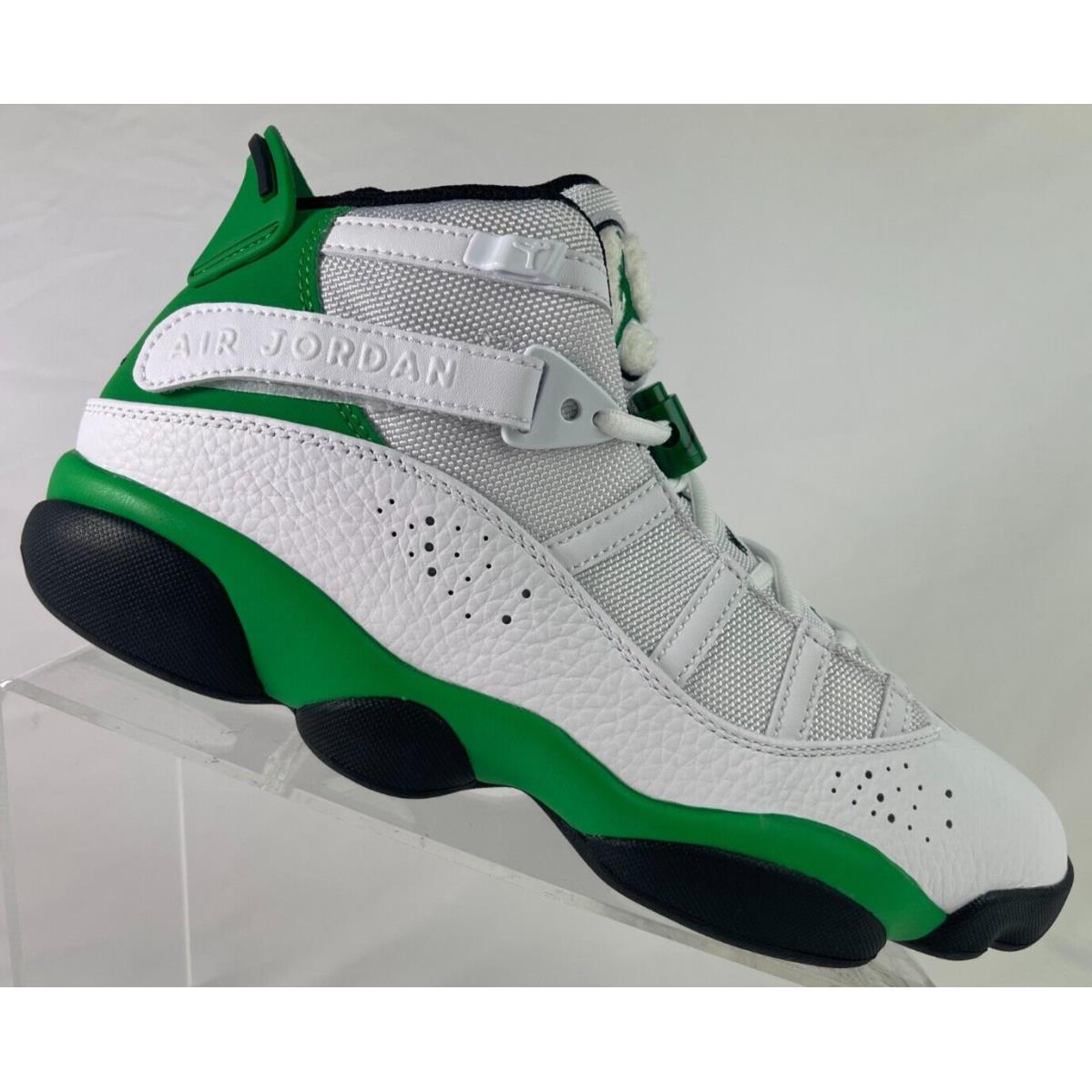 Nike Air Jordan 6 Rings Lucky Green White Black 322992-131 Men`s Size 10 - 