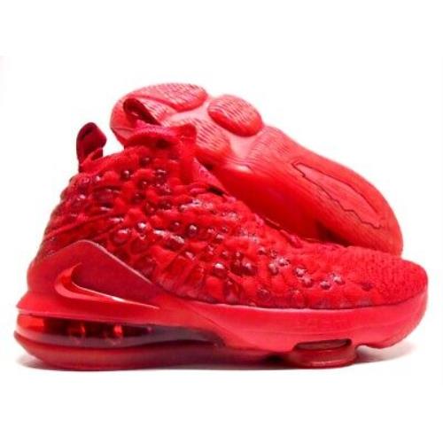 Nike Lebron Xvii GS University Red Size 6Y/WOMEN`S 7.5 BQ5594-600