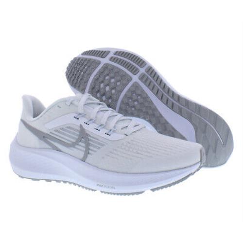 Nike Air Zoom Pegasus 39 Womens Shoes Size 8 Color: White/metallic Silver