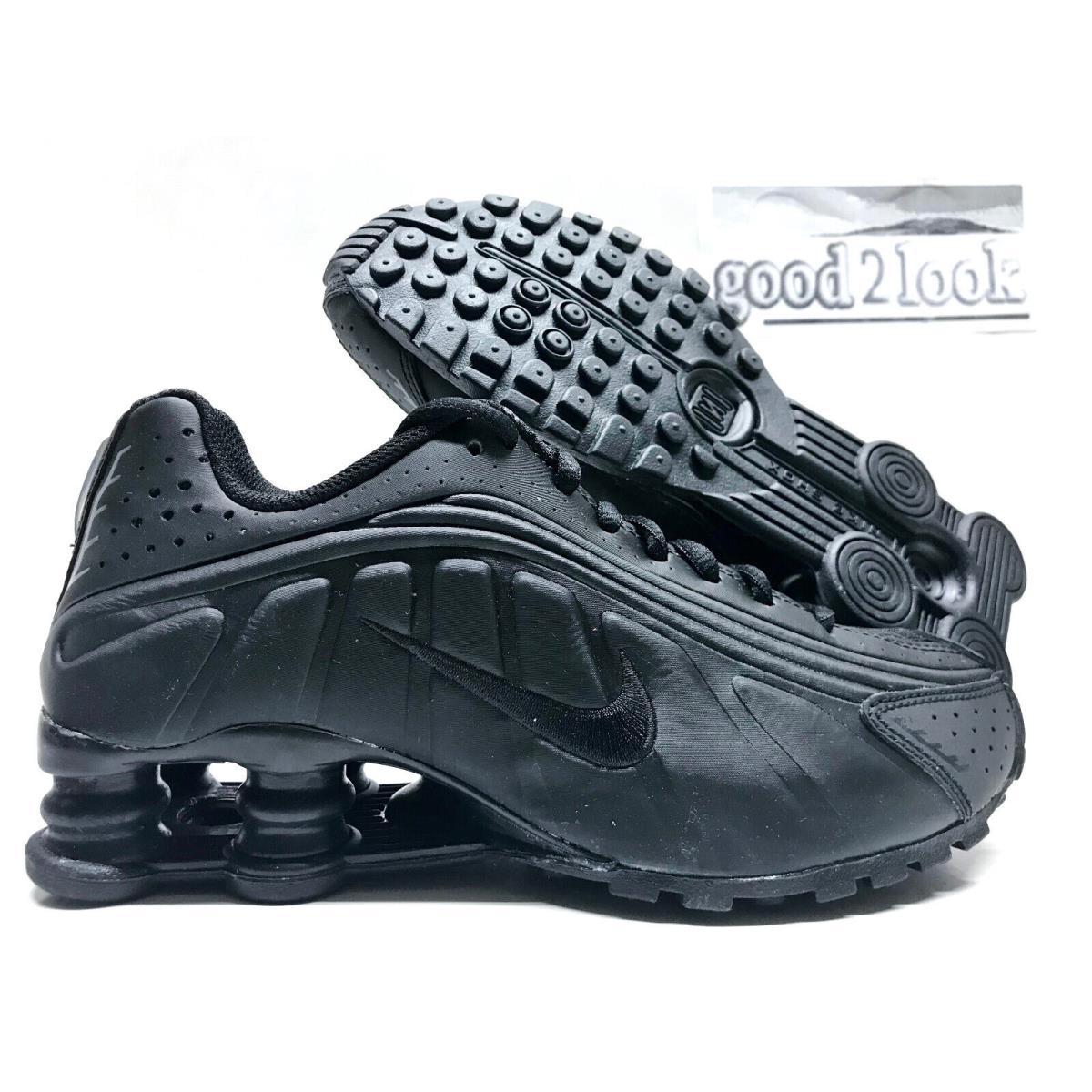 Nike Shox R4 GS Black/black-white Size 4Y/WOMEN`S 5.5 BQ4000-001