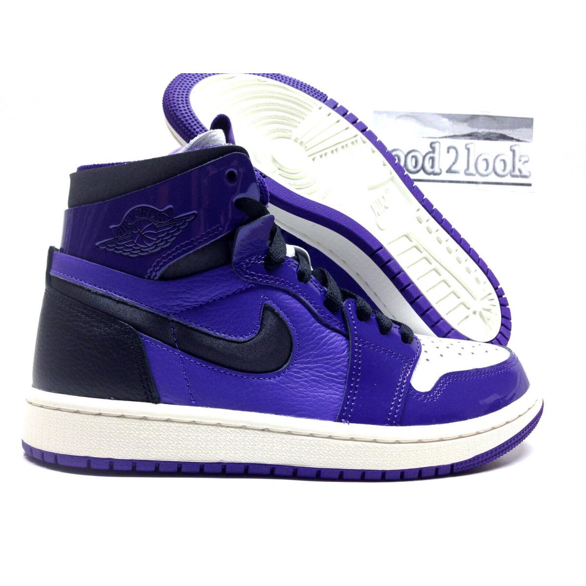Nike Air Jordan 1 Zoom Air Cmft Court Purple/black Size Women 6 CT0979-505