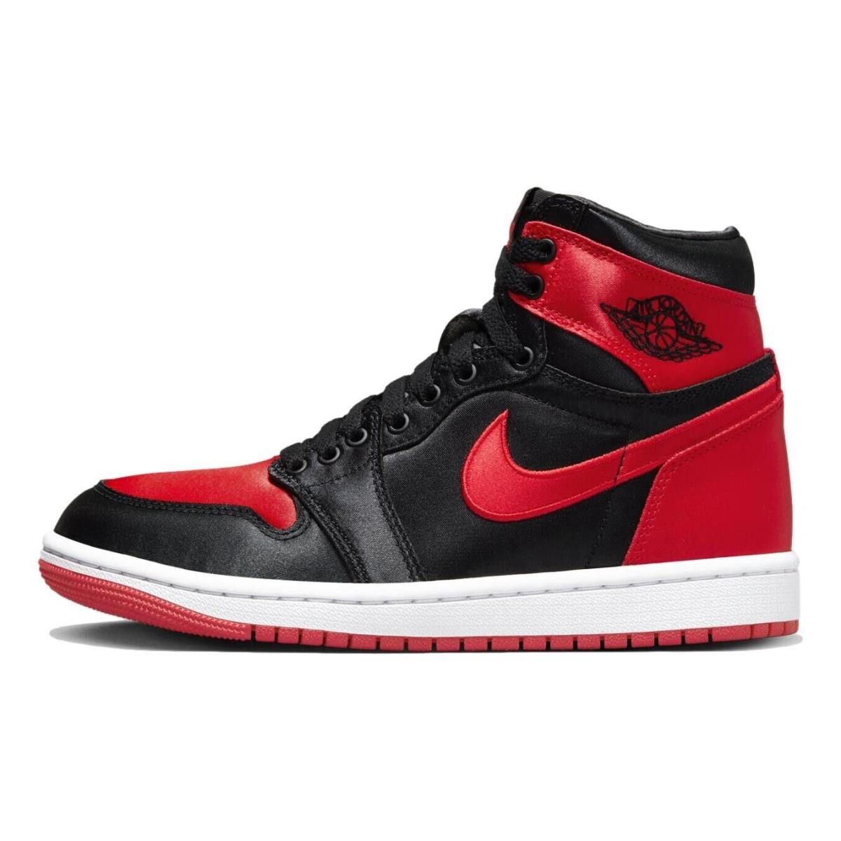 Size 11 - Nike Women`s Air Jordan 1 Retro High OG `satin Bred` Shoes FD4810-061 - Black