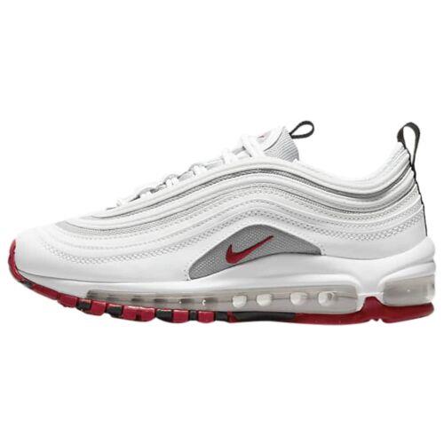 Nike Air Max 97 Big Kids 6Y / Women 38.5 Sneakers White/red - White/Varsity Red
