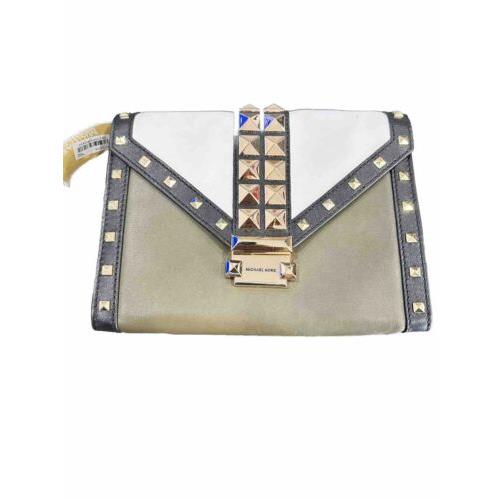 Michael Kors Whitney Olive Multi Leather Shoulder Bag