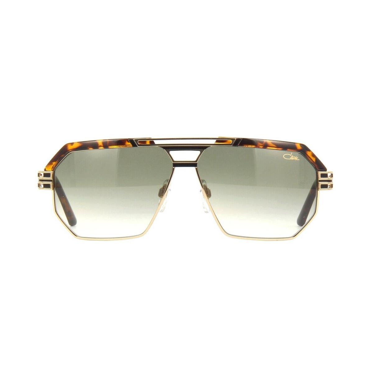 Cazal 9082 Havana Gold/green Shaded 002 Sunglasses