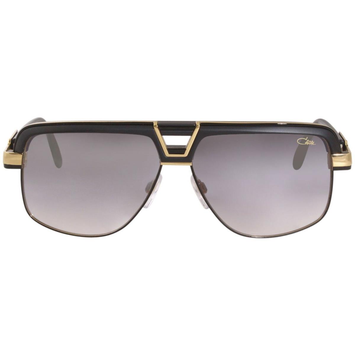 Cazal Legends 991 Matte Black Gold/grey Shaded 002 Sunglasses
