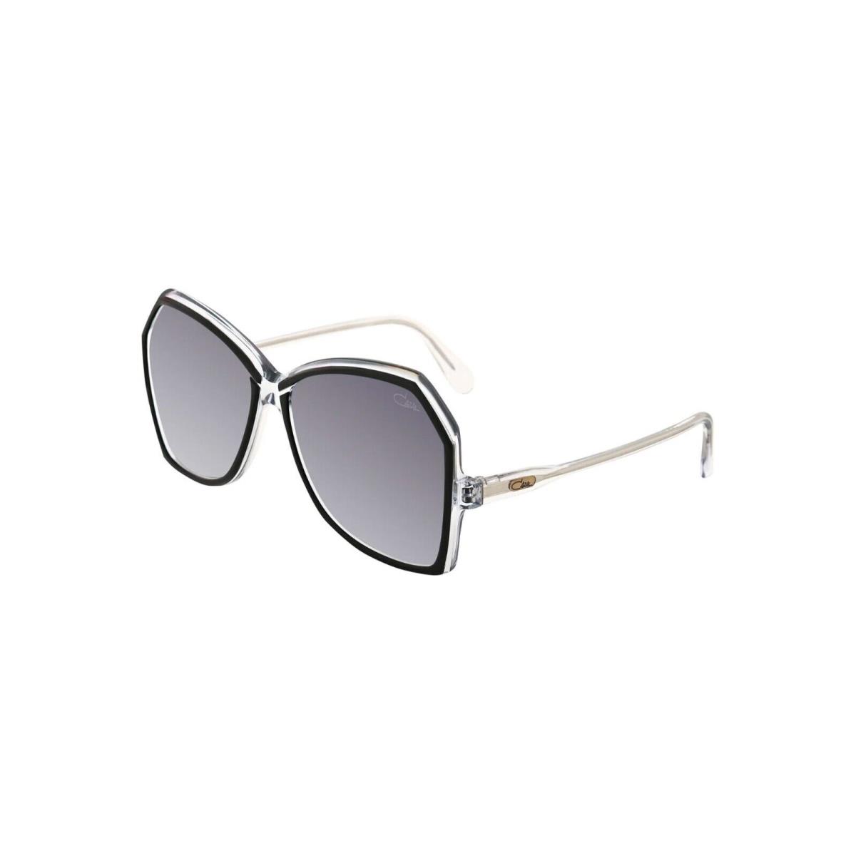 Cazal 151/3 Black and Crystal/grey Shaded 163 Sunglasses