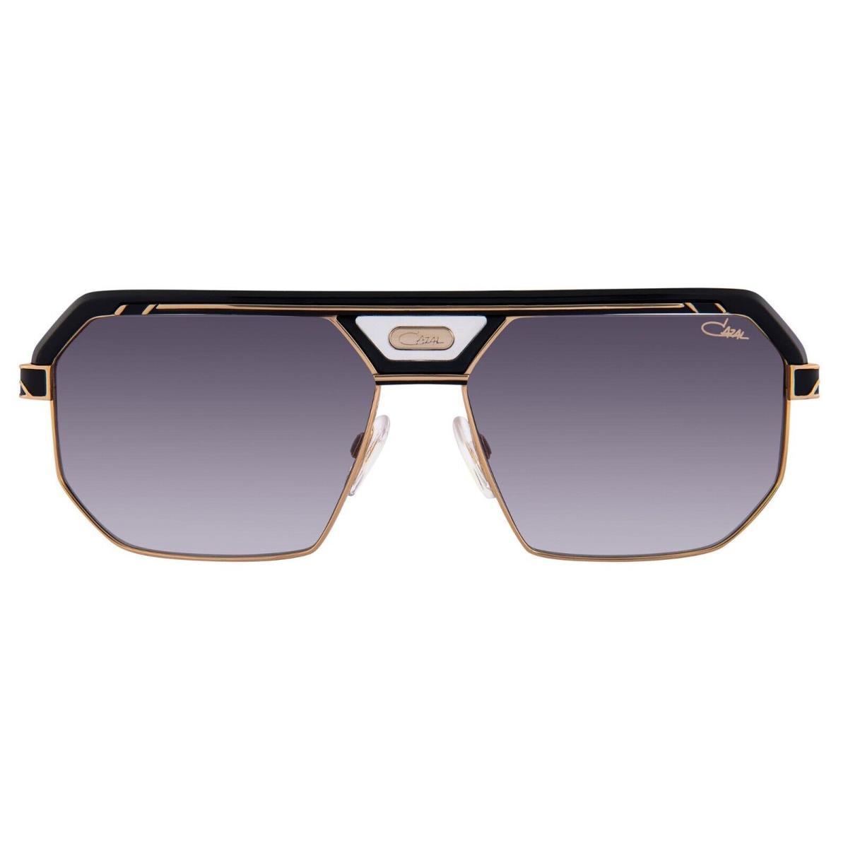 Cazal 676 Black Gold/grey Shaded 001 Sunglasses