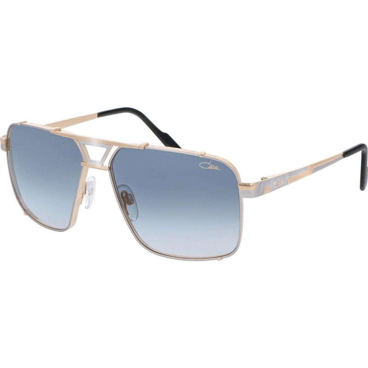 Cazal 9099 Gold Silver/blue Gold Shaded Flash 003 Sunglasses