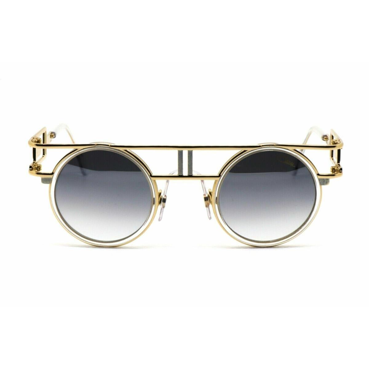 Cazal 668 Crystal Gold/grey Silver Shaded Mirrored 065 Sunglasses