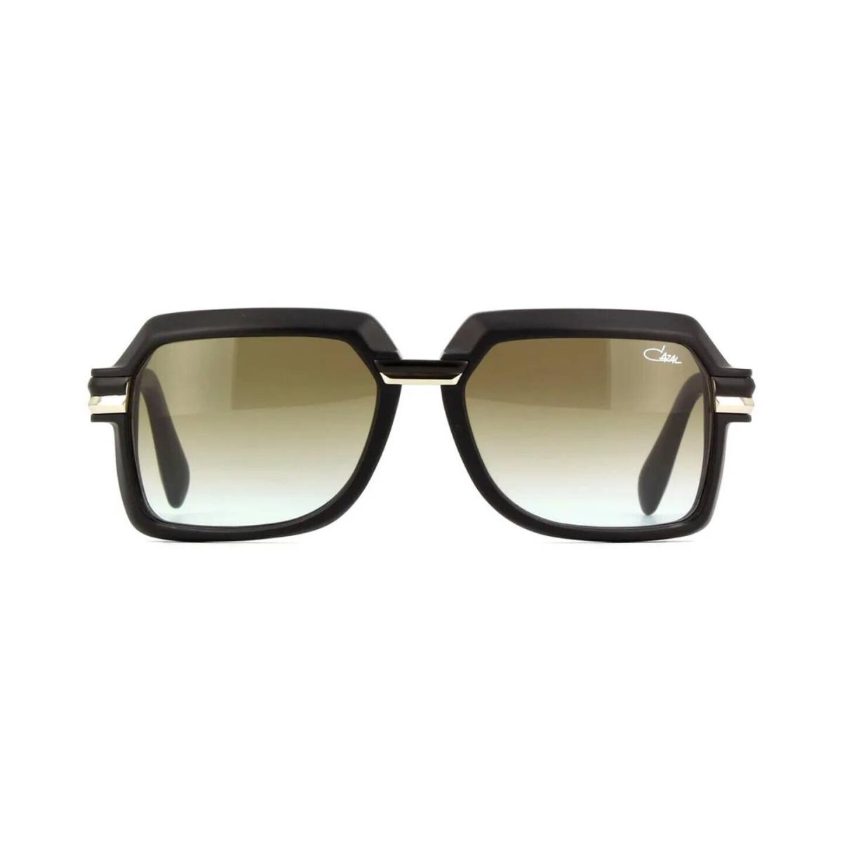 Cazal 8043 Matt Black and Silver/brown Shaded 002 Sunglasses