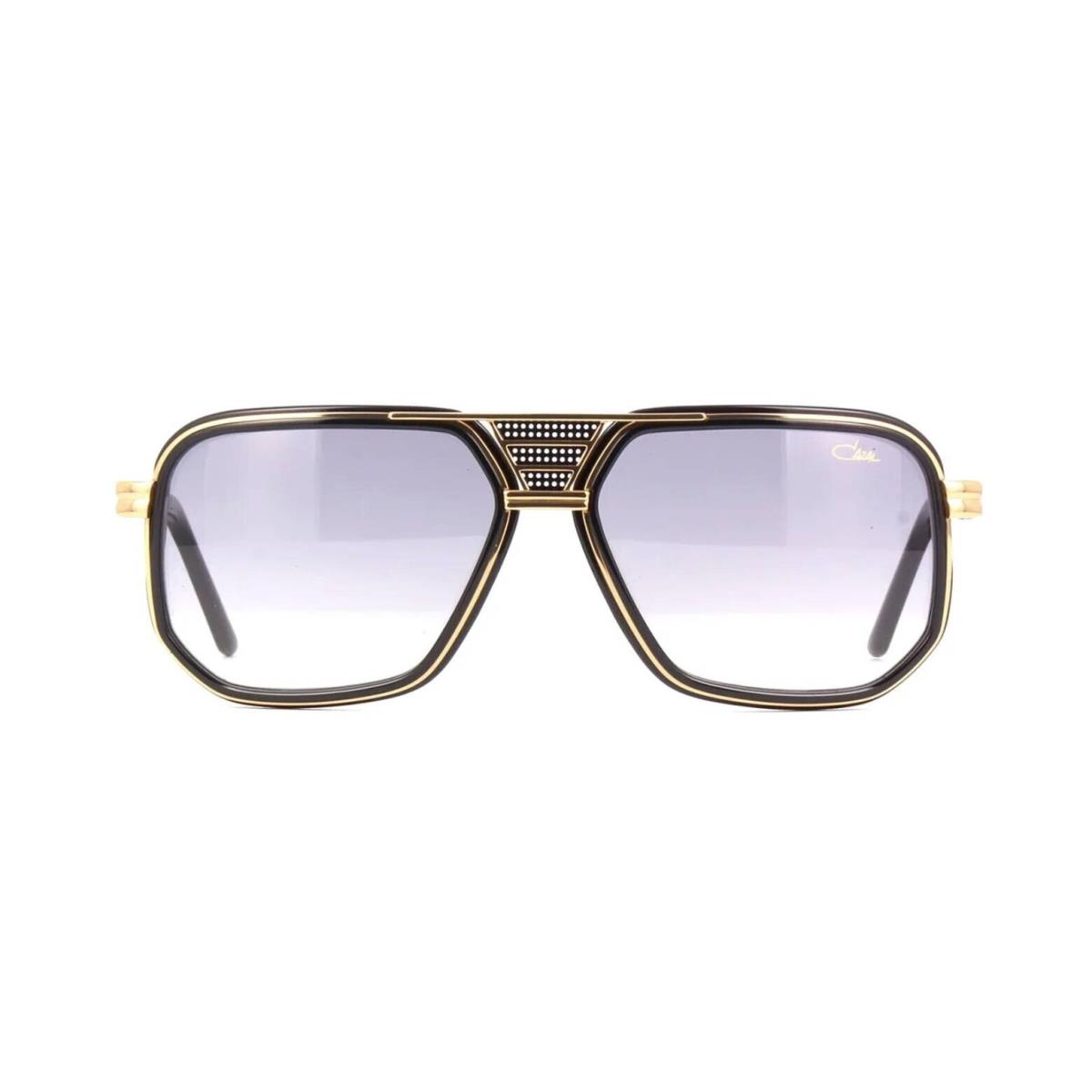 Cazal Legend 666 Black Gold/grey Shaded 001 Sunglasses