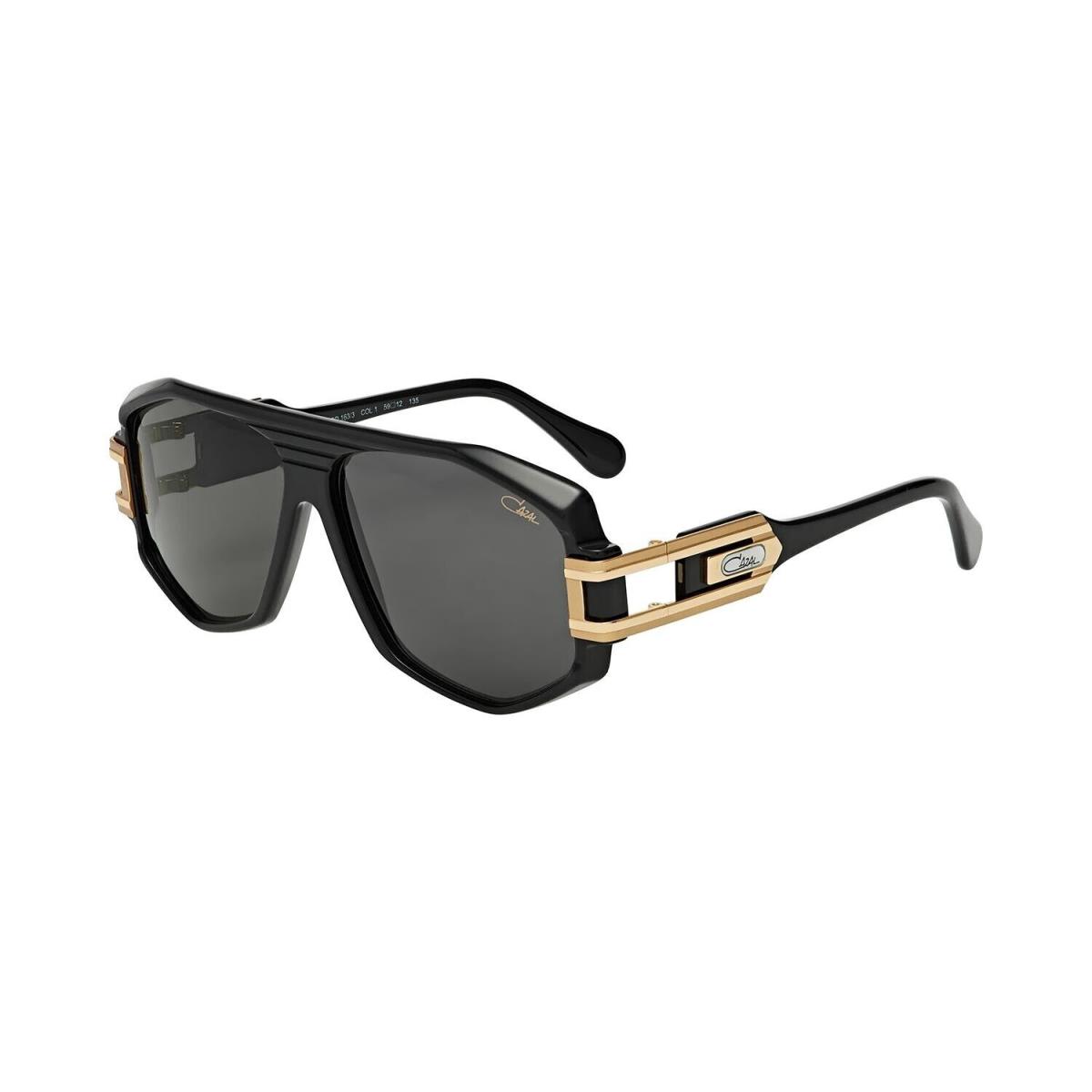Cazal Legends 163/3 Black with Gold/grey 001 Sunglasses